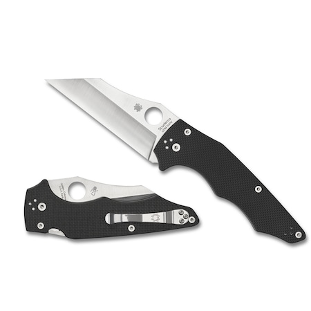 Spyderco 2024 Spyderco, Reveal V5, Yojumbo, Coarse Black G-10 Handles SPY-C253GP